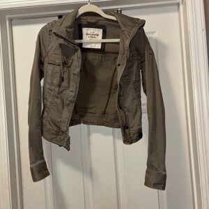 Abercrombie & Fitch Women's Green Jacket